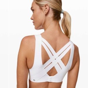 NWT Lululemon Enlite Bra Weave 34D White
